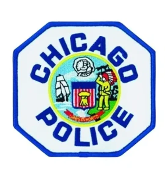 IL Illinois Chicago Police Shoulder Patch Blue - White