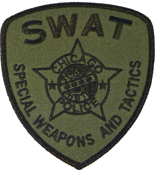IL Illinois Chicago Police SWAT Shoulder Patch