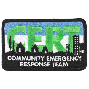 FEMA C.E.R.T. Logo Embroidered Patch Community Response team