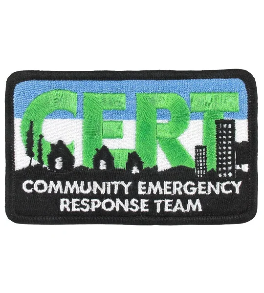 FEMA C.E.R.T. Logo Embroidered Patch Community Response team