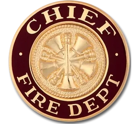 Round Disc Hat Pin Chief