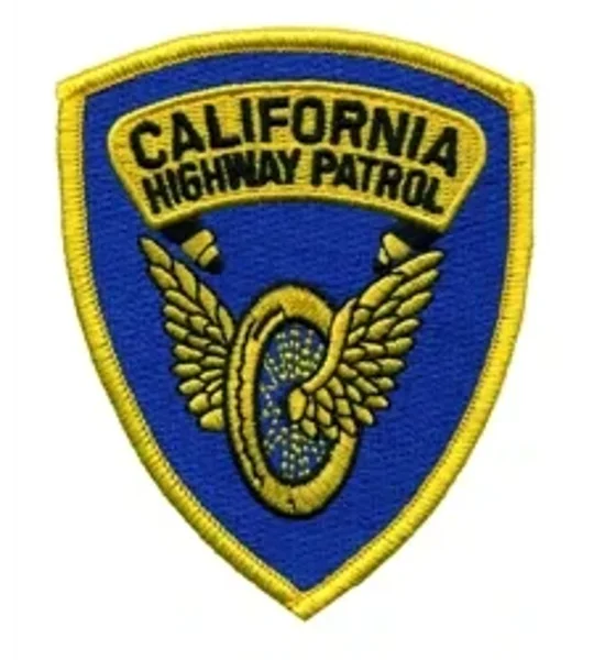 CA California Highway Patrol State Patch Motor Wings