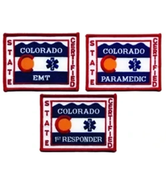 CO Colorado State EMS Collectors 3 Pack Patches