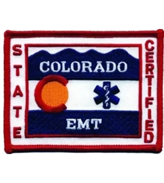 CO Colorado State EMT Emergency Medical Technician Patch