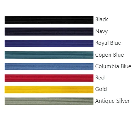 Uniform Shirt Sleeve Pants Leg Lace Braid Rank Stripe 1"