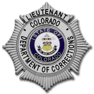 Colorado Department of Corrections Badge Lieutenant