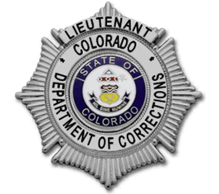 Colorado Department of Corrections Badge Lieutenant