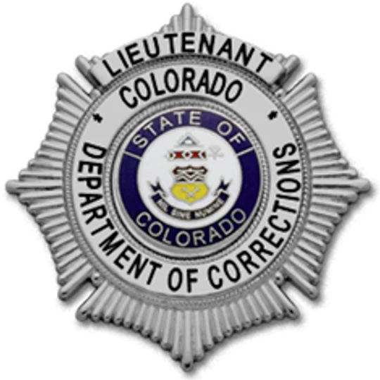 Colorado Department of Corrections Badge Lieutenant