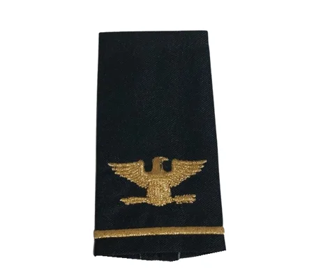 Gold Colonel Shirt Epaulette Shoulder Board Midnight
