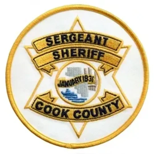 IL Illinois Cook County Sheriffs Police Patch Sergeant