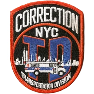 NYPD City of New York Correction Transportation Unit Patch