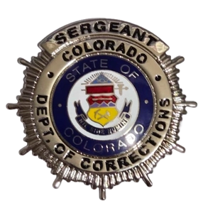 Colorado Department of Corrections Dress Badge Sergeant Small