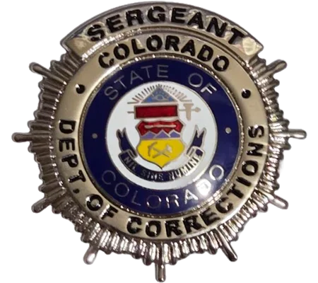 Colorado Department of Corrections Dress Badge Sergeant Small