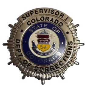 Colorado Department of Corrections Dress Badge Supervisor 1 Small