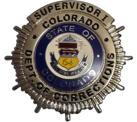 Colorado Department of Corrections Dress Badge Supervisor 1 Small