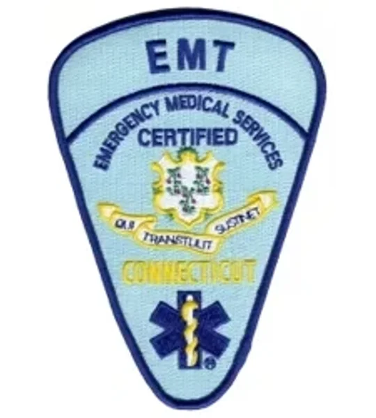 CT Connecticut EMS Emergency Medical Services EMT Shoulder Patch
