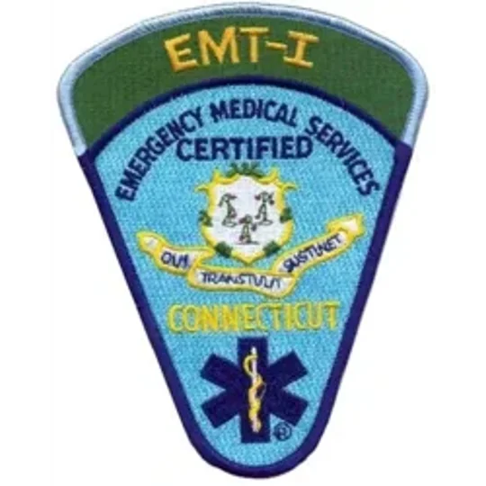CT Connecticut EMS Emergency Medical Services EMTI Shoulder Patch