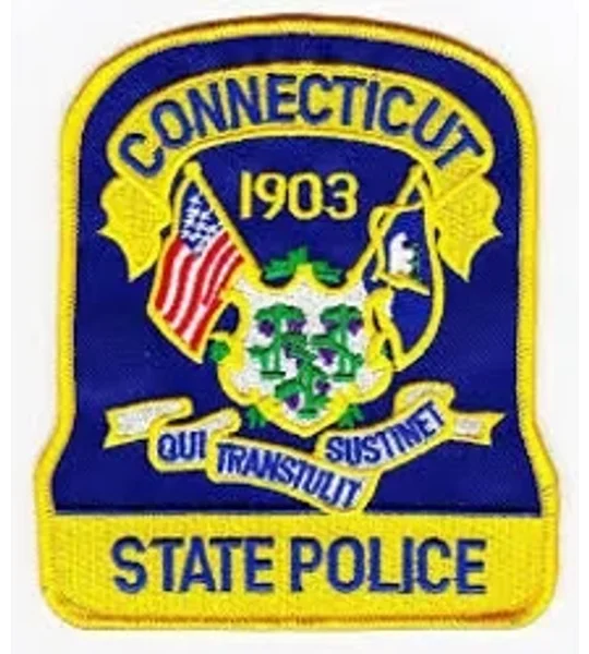 CT Connecticut State police Trooper Shoulder Patch