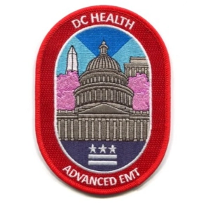 DC District of Columbia AEMT Advanced Medical Technician Shoulder Patch
