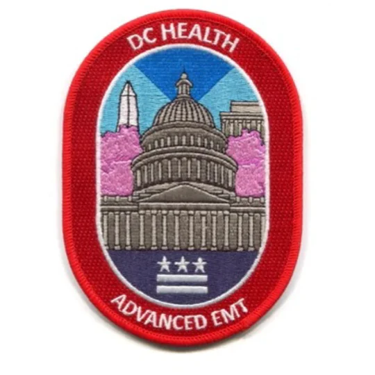 DC District of Columbia AEMT Advanced Medical Technician Shoulder Patch