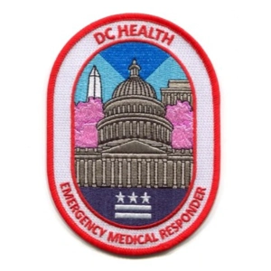 DC District of Columbia EMR Emergency Responder Shoulder Patch