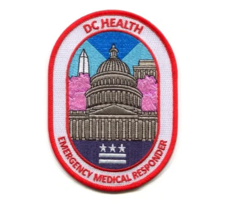 DC District of Columbia EMR Emergency Responder Shoulder Patch