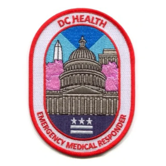 DC District of Columbia EMR Emergency Responder Shoulder Patch