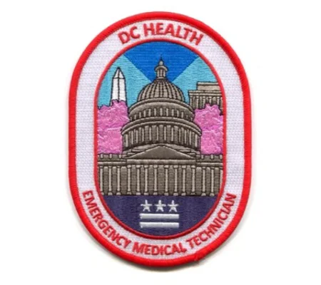 DC District of Columbia EMT Emergency Medical Technician Shoulder Patch
