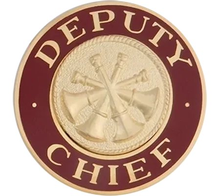 Round Disc Hat Pin DC Deputy Chief