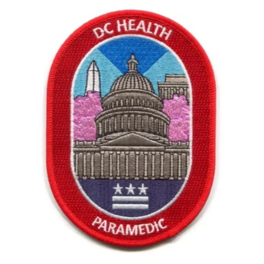 DC District of Columbia EMT Paramedic Shoulder Patch