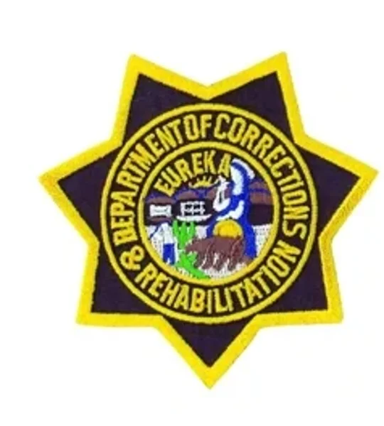 CA California State Department of Corrections Rehab Patch Star