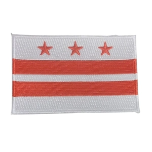 DC Washington District of Columbia Flag Patch