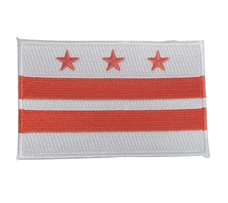 DC Washington District of Columbia Flag Patch