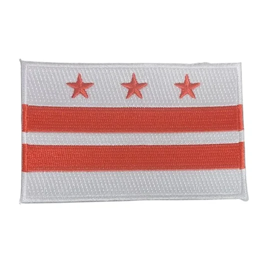 DC Washington District of Columbia Flag Patch