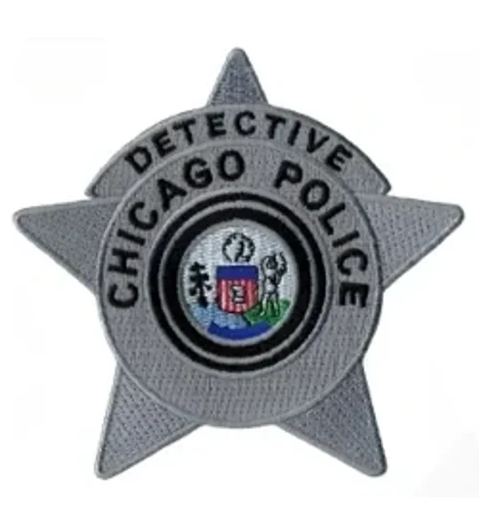 IL Illinois Chicago Police Detective Badge Shoulder Patch