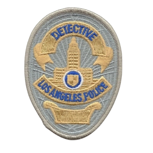 CA California Los Angeles Police LAPD Badge Patch Detective