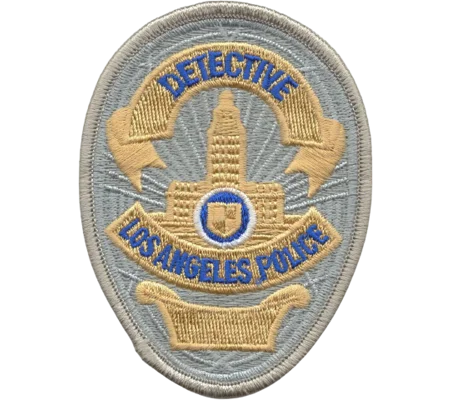 CA California Los Angeles Police LAPD Badge Patch Detective