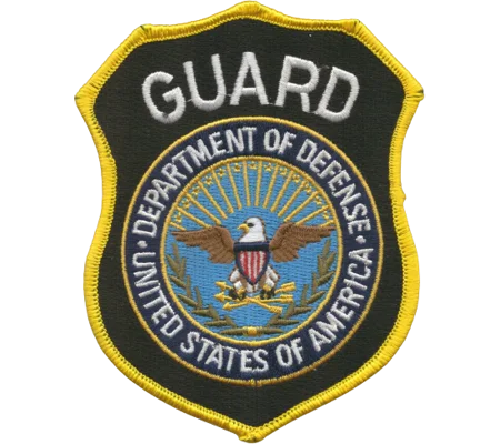 DOD Department of Defense Guard Cap Child Patch