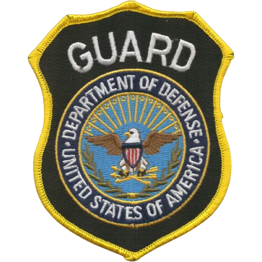 DOD Department of Defense Guard Cap Child Patch