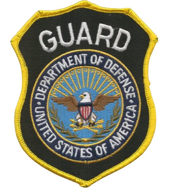 DOD Department of Defense Guard Cap Child Patch