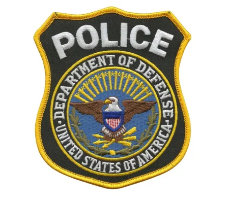 DOD Department of Defense Police Army Shoulder Patch