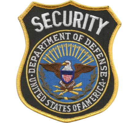 DOD Department of Defense Security Shoulder Patch