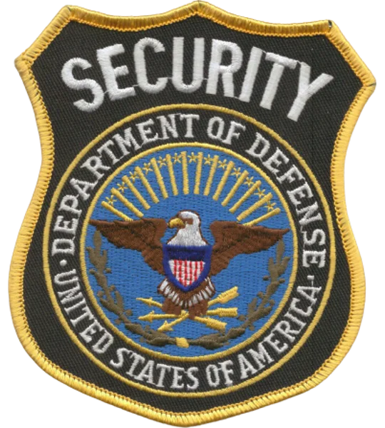 DOD Department of Defense Security Shoulder Patch