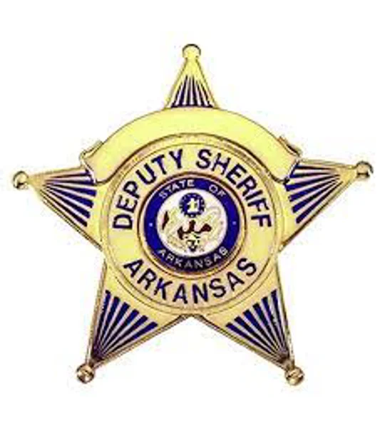 Arkansas Deputy Sheriff Officer Breast Badge Gold