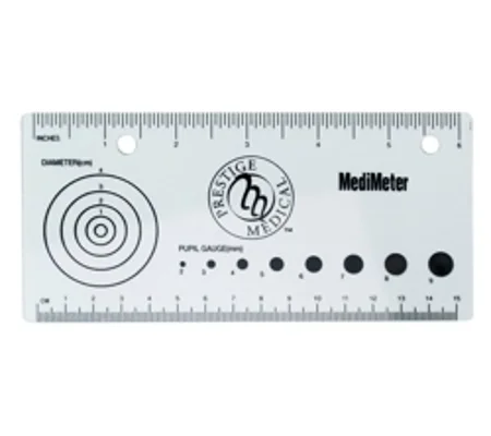 MediMeter Measuring Pupil Gauge Diameter Pocket Card Notebook