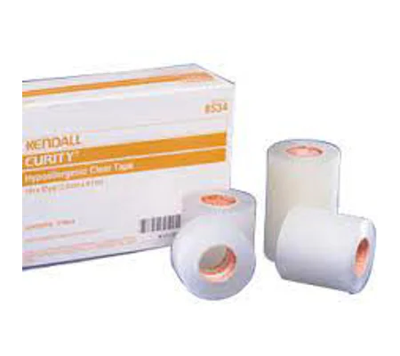 Hypoallergenic Medical Tape Clear Transparent 1/2 Inch X 10 Yard Plastic