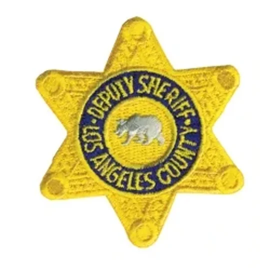 CA California State Deputy Sheriff Badge Patch Gold