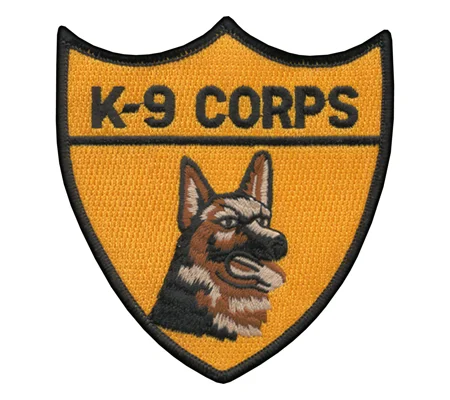 K9 Unit Dog Shoulder Patch Corps