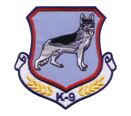 K9 Unit Dog Shoulder Patch Light Blue