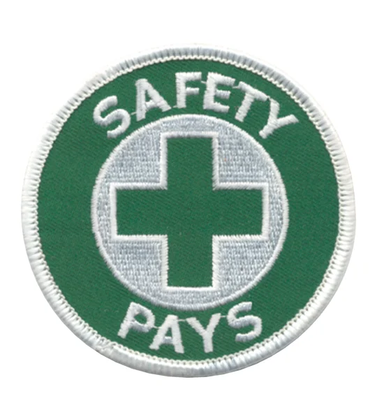 Safety Pays Job Site Industrial Round Patch